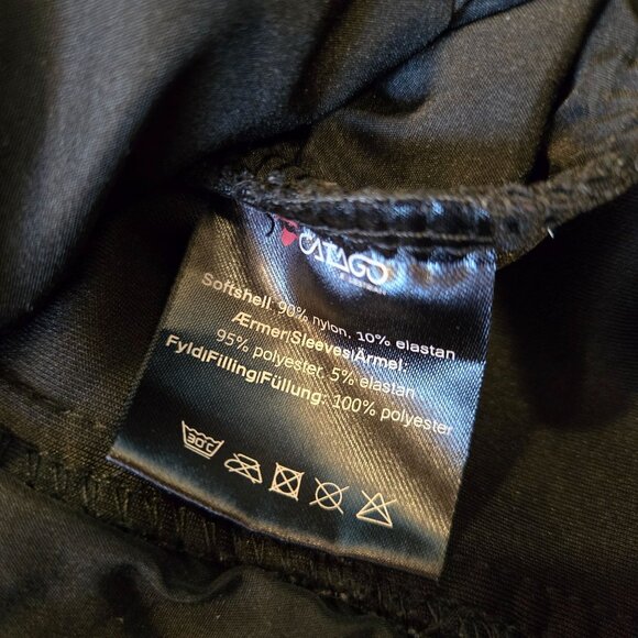 Catago Quilted Equestrian Black Riding Jacket Women's Large - Picture 12 of 16